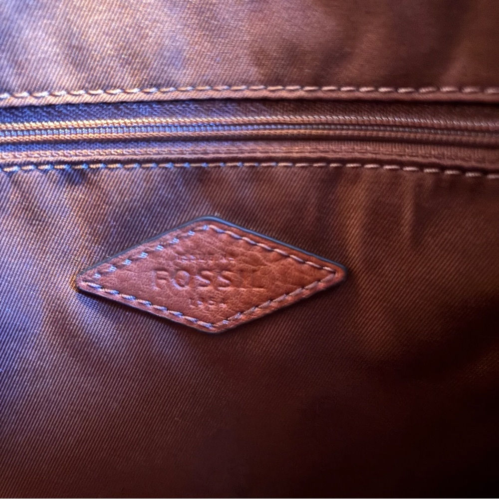 Fossil Allie Satchel in Tan Leather - Picture 13 of 14